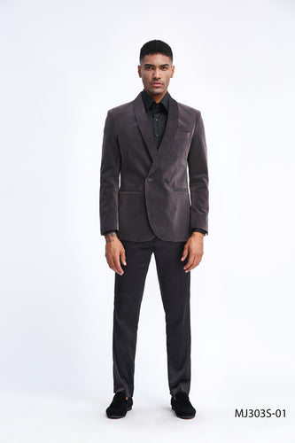 Grey Tazio Sports Coat Dinner Jackets