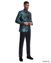 Cargar imagen en el visor de la galería, Turquoise Tazio Sports Coat Dinner Jackets