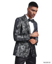 Cargar imagen en el visor de la galería, Silver Tazio Sports Coat Dinner Jackets