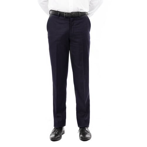 Men's Tazio Slim Fit Navy Stretch Dress Pants