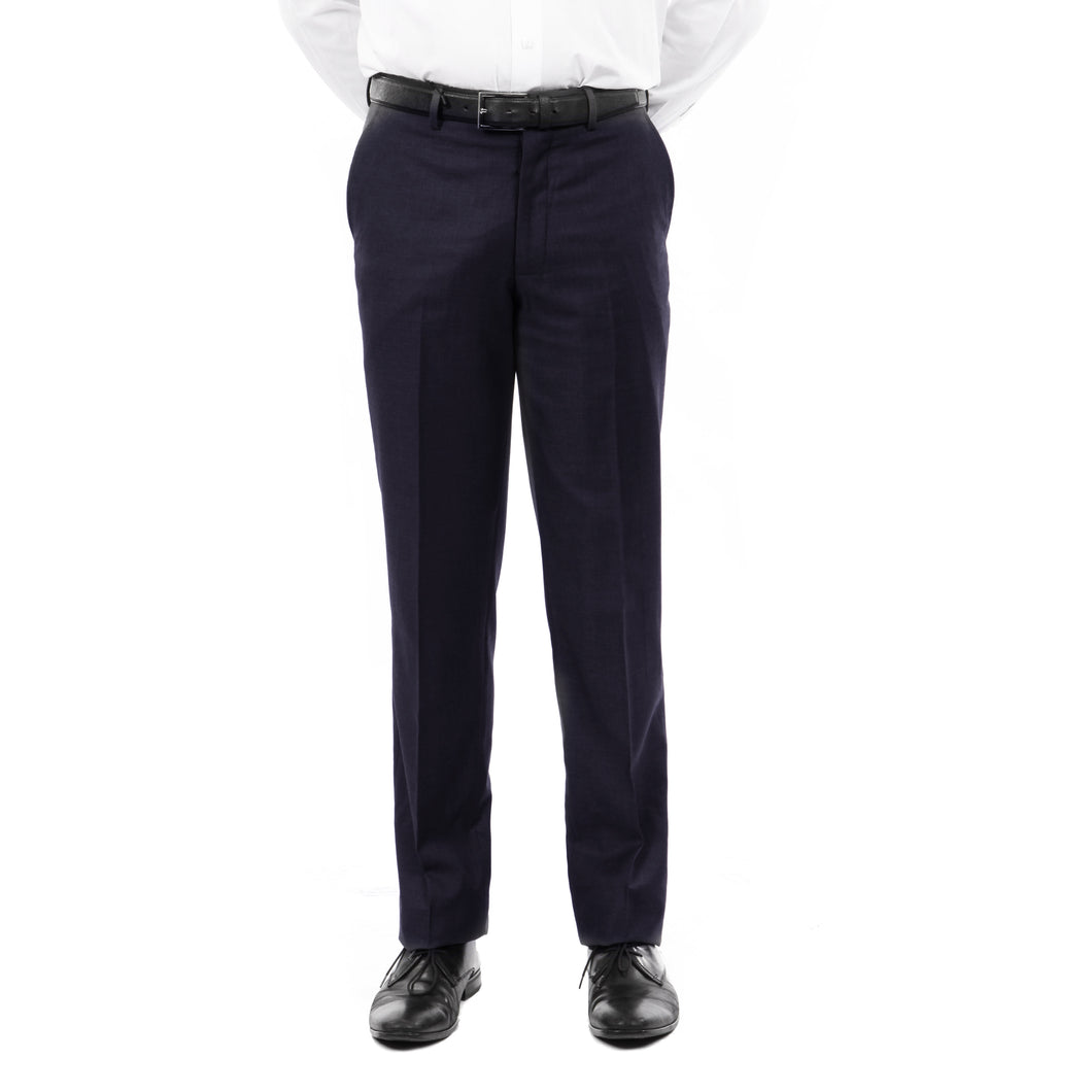 Men's Tazio Slim Fit Navy Stretch Dress Pants
