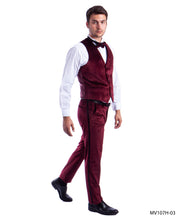 Cargar imagen en el visor de la galería, Burgundy Vest For Men Formal Suit-Vest For All Ocassions