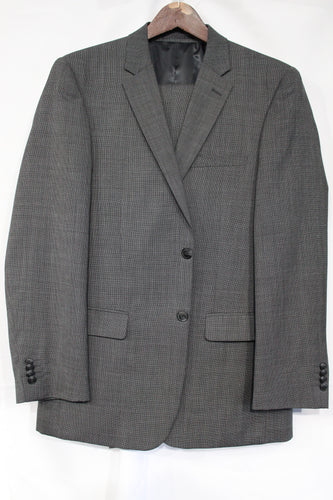 Grey Birdseye Suit For Men Wool Suits For All Ocassions MW115