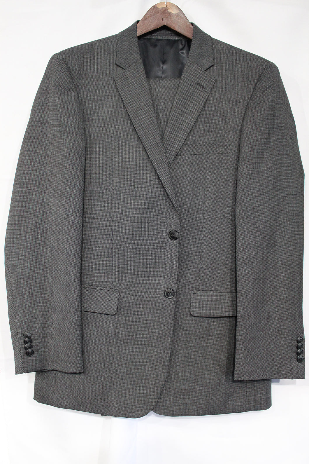 Grey Birdseye Suit For Men Wool Suits For All Ocassions MW115