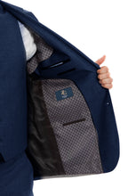 Cargar imagen en el visor de la galería, Indigo Wool Blend Suit For Men Formal Suit Jackets For All Ocassions MW249-04