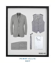 Cargar imagen en el visor de la galería, Perry Ellis Boy&#39;s Light Grey 5-Piece Suit Set