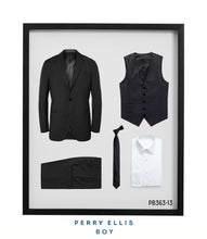 Cargar imagen en el visor de la galería, Perry Ellis Boy&#39;s Dark Grey 5-Piece Suit Set