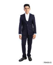 Cargar imagen en el visor de la galería, Navy 3 Piece Perry Ellis Suits For Boys PB408-03
