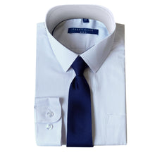 Cargar imagen en el visor de la galería, Perry Ellis Boys Dress Shirts w R Blue Tie Solid Shirts w Colored Tie