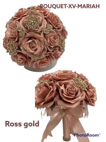 Bouquet - XV Mariah - Rose Gold