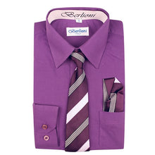 Cargar imagen en el visor de la galería, Boy&#39;s Slim Fit Dress Shirts (B700)