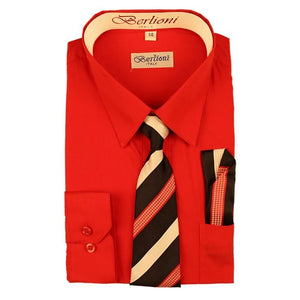 Boy's Slim Fit Dress Shirts (B700)