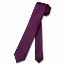 Cargar imagen en el visor de la galería, Men&#39;s Satin Slim Neckties