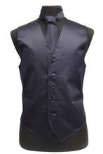 Cargar imagen en el visor de la galería, Men&#39;s Satin Vests With Matching Necktie