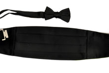 Cargar imagen en el visor de la galería, Men&#39;s Satin Cummerbund Set With Matching Bowtie