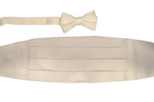 Cargar imagen en el visor de la galería, Men&#39;s Satin Cummerbund Set With Matching Bowtie