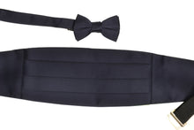 Cargar imagen en el visor de la galería, Men&#39;s Satin Cummerbund Set With Matching Bowtie